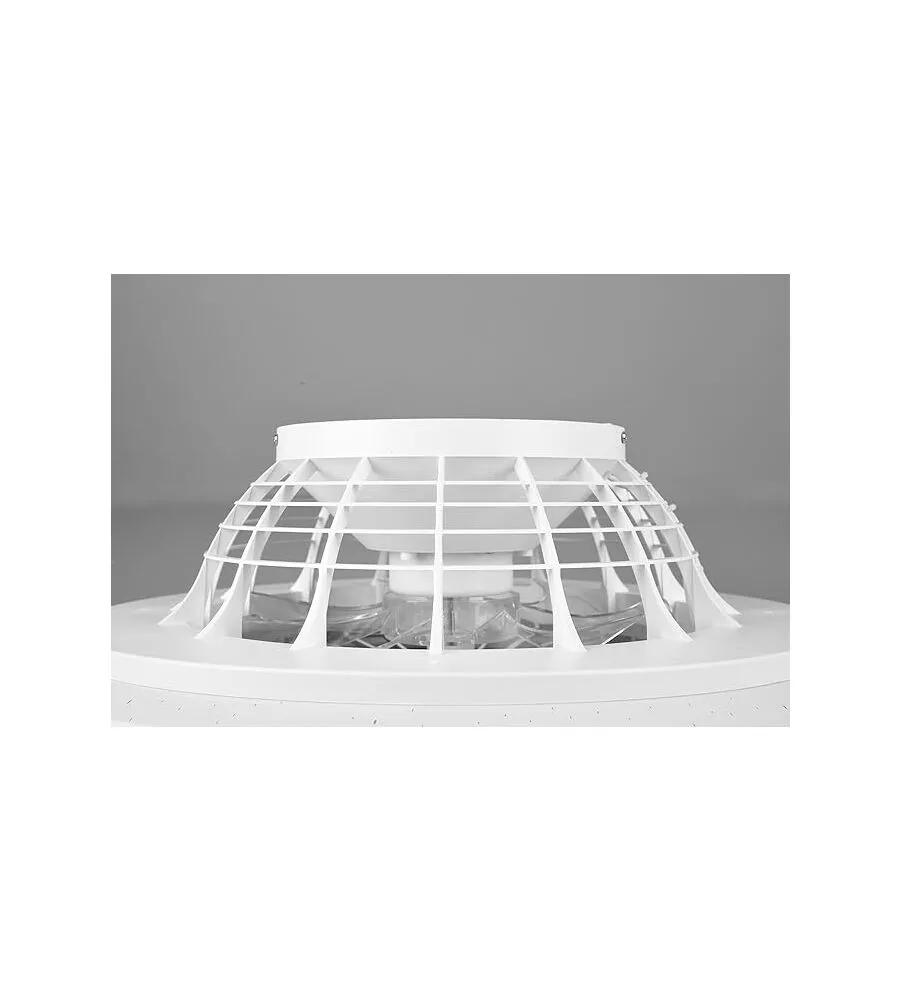 VENTILATORE DA SOFFITTO "STRALSUND" BIANCO CON LED RGB Ø50 CM, 30W